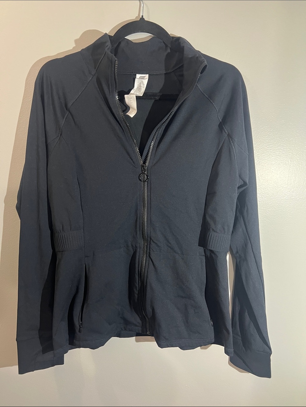 Fabletics Black Full-Zip Jacket